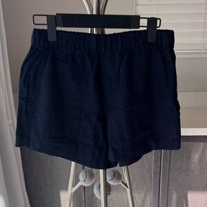 Banana Republic High Waist Navy Blue Shorts